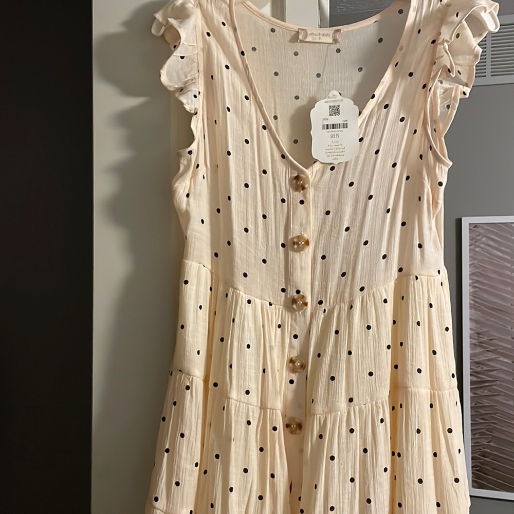 Button up dress